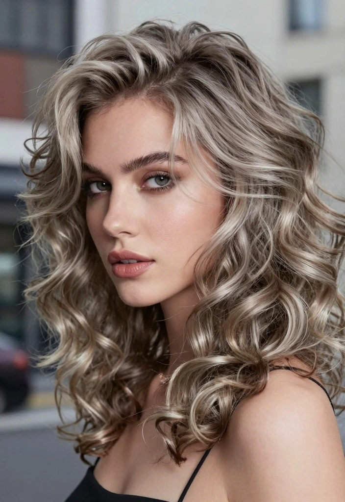 16 Blonde Hair With Brown Highlights Ideas: Balanced Blend - 10. Cool Silvery Brown Highlights 1