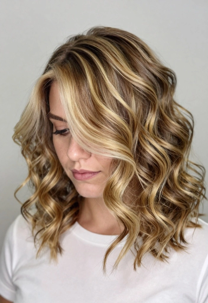16 Blonde Hair With Brown Highlights Ideas: Balanced Blend - 12. Deep Espresso Highlights 1