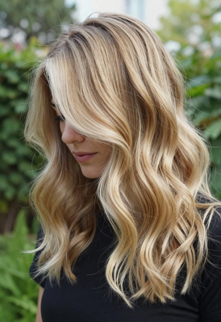 16 Blonde Layered Hair Ideas for Soft Movement - 1. Soft Layered Waves 1