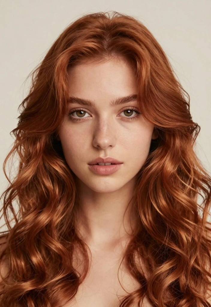16 Brown Copper Hair Ideas: Warm Radiant Tones Perfect for Curly Textures - 14. Lively Copper Curls with Face-Framing Highlights 1