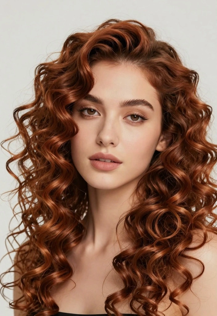 16 Brown Copper Hair Ideas: Warm Radiant Tones Perfect for Curly Textures - 4. Warm Copper and Brown Twist-Outs 1