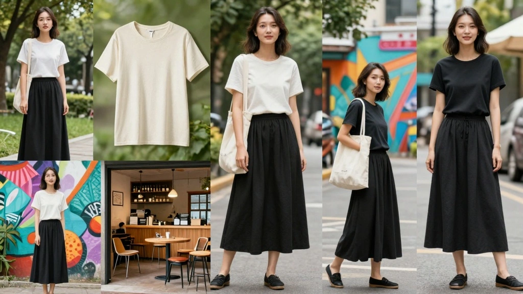 16 Casual Long Black Skirt Outfit Ideas You Will Love