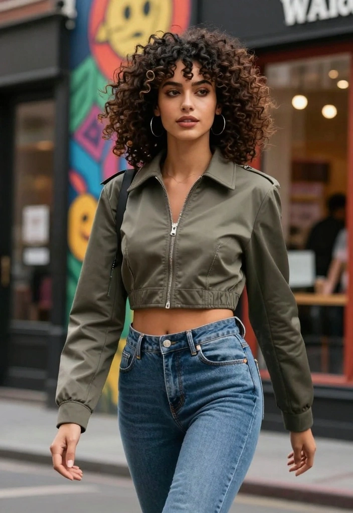 16 Curly Short Hair Ideas: Fresh Bouncy Looks - 5. Asymmetrical Curly Cut 1