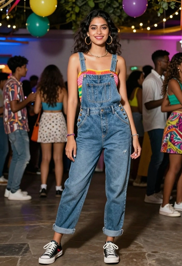 16 Freshers Party Western Outfit Ideas For Women - 7. Trendy Overalls 1