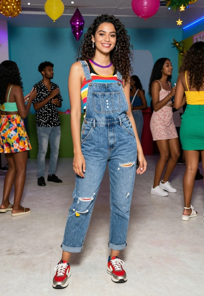 16 Freshers Party Western Outfit Ideas For Women - 7. Trendy Overalls 1