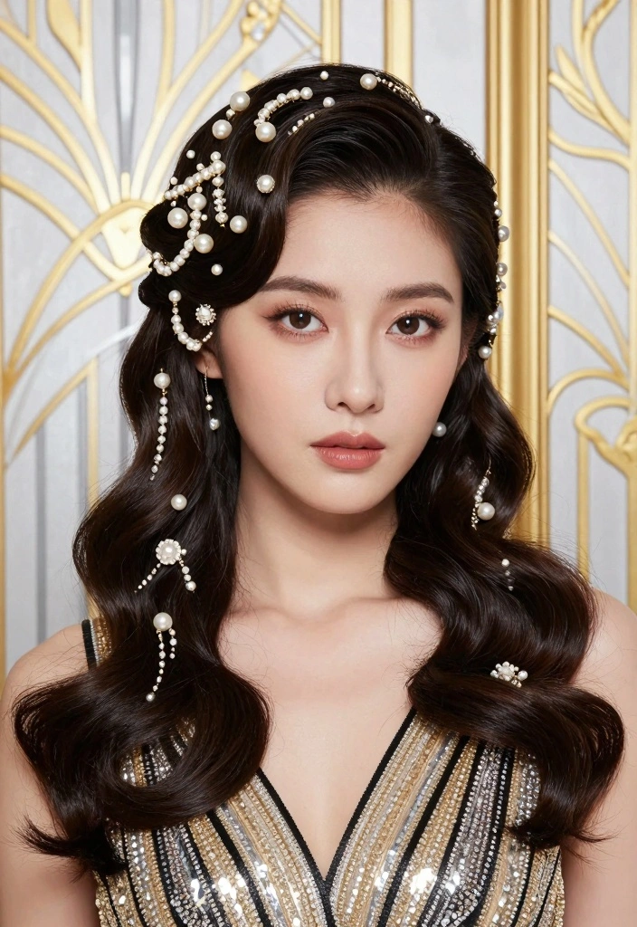 16 Glamorous 1920s Hair Ideas: Vintage Waves for the Modern Diva - 10. The Art Deco Twist 1