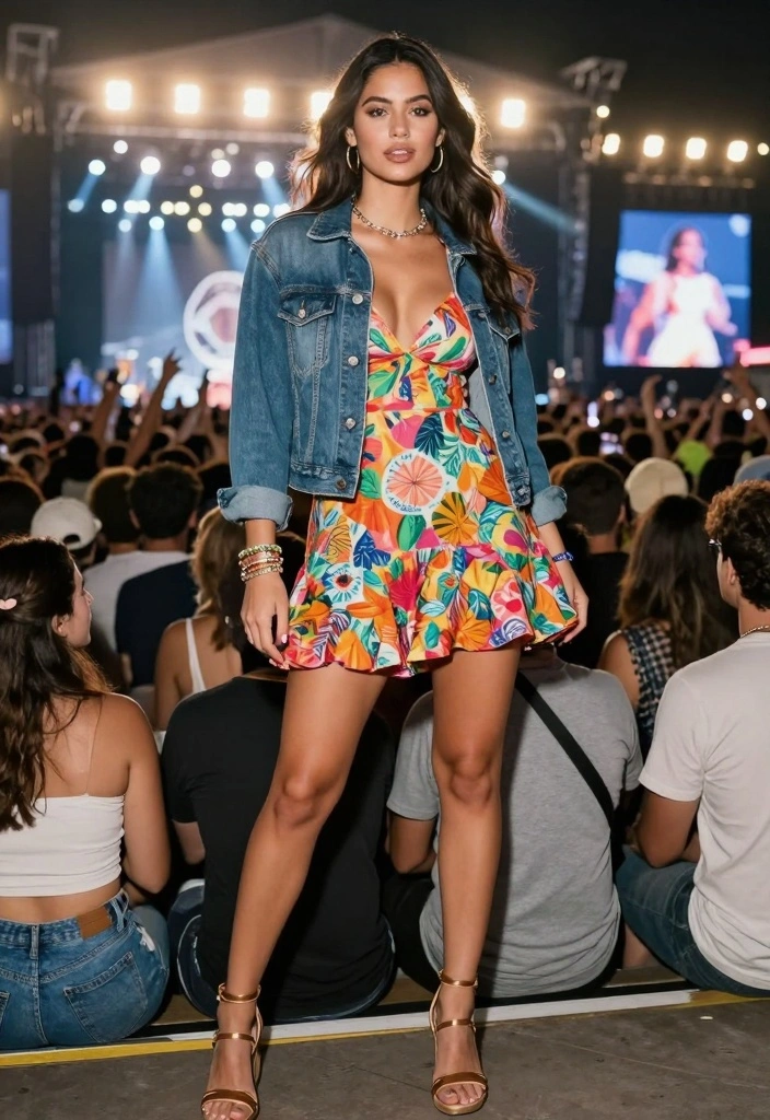 16 Kendrick Lamar Concert Outfit Ideas For Women - 12. Fun and Flirty with a Mini Dress 1