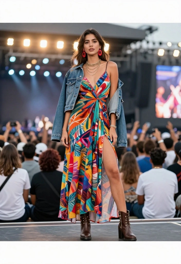 16 Kendrick Lamar Concert Outfit Ideas For Women - 4. Feminine Flair with a Maxi Dress 1