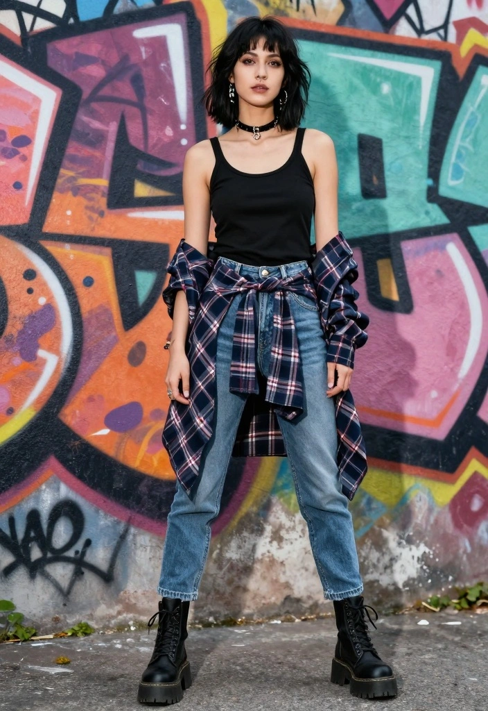 16 Nineties Jeans Outfit Ideas For Women - 3. Grunge Essentials 1