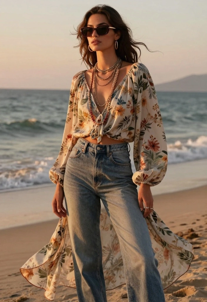 16 Nineties Jeans Outfit Ideas For Women - 5. Boho Vibes 1