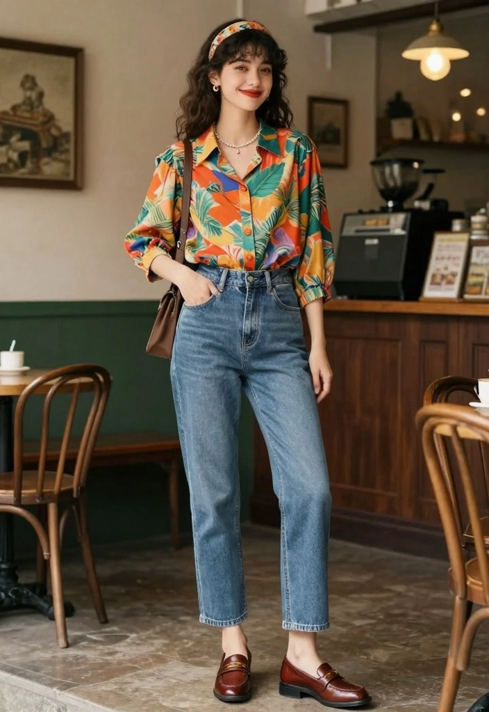 16 Nineties Jeans Outfit Ideas For Women - 8. Vintage Inspired 1