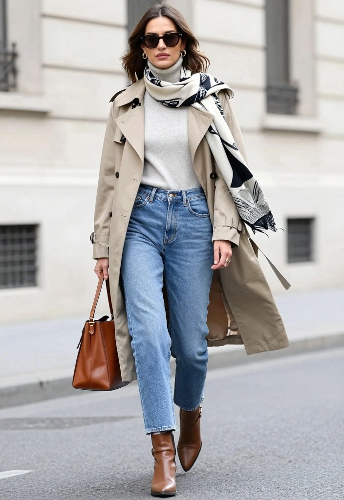 16 Nineties Jeans Outfit Ideas For Women - 9. Chic Layering 1
