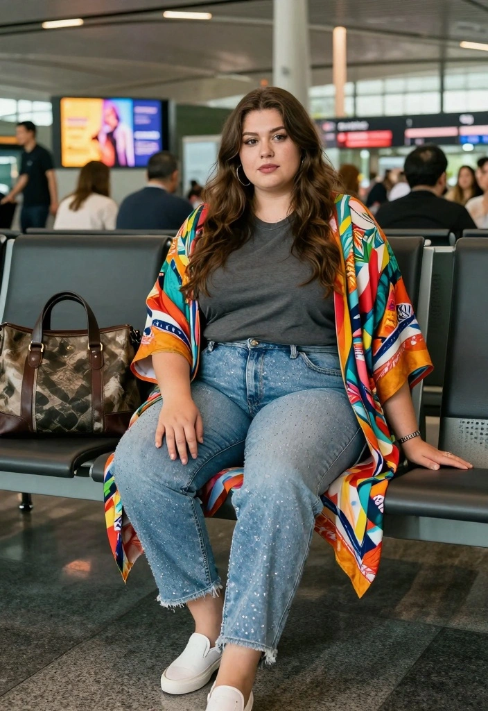 16 Rhinestone Jeans Outfit Ideas For Women - 10. Travel Style 1