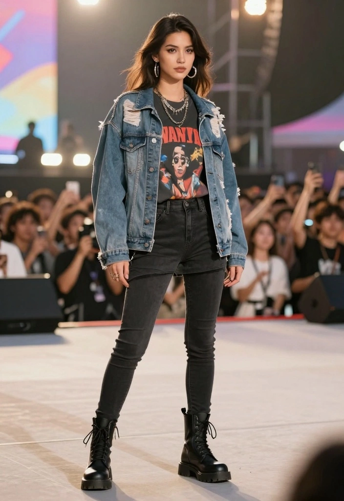 16 Seventeen Concert Outfit Ideas For Women - 2. Edgy Streetwear 1