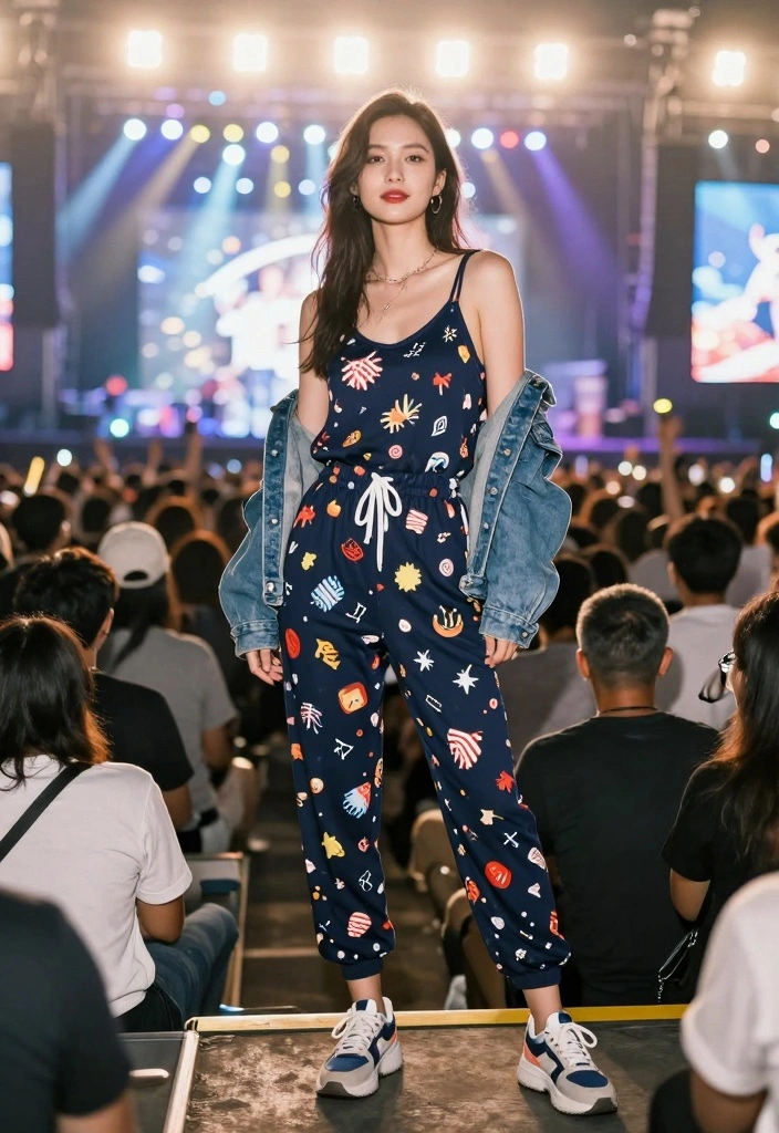 16 Seventeen Concert Outfit Ideas For Women - 7. Comfy Jumpsuit 1