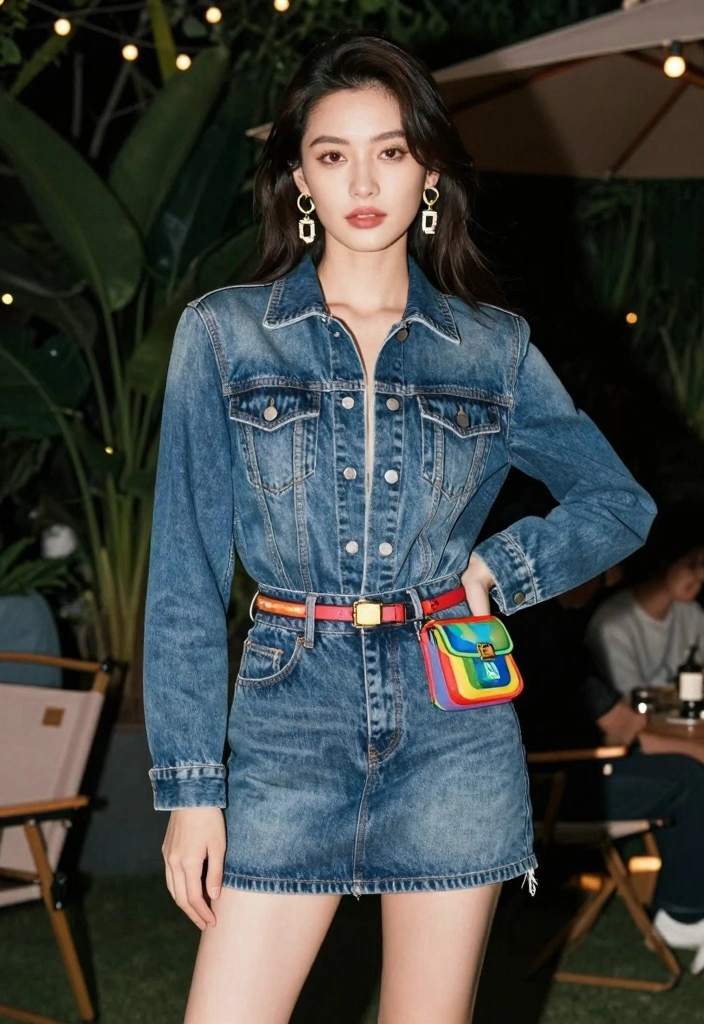 16 Two Thousands Party Outfit Ideas For Women - 1. Iconic Denim on Denim 1