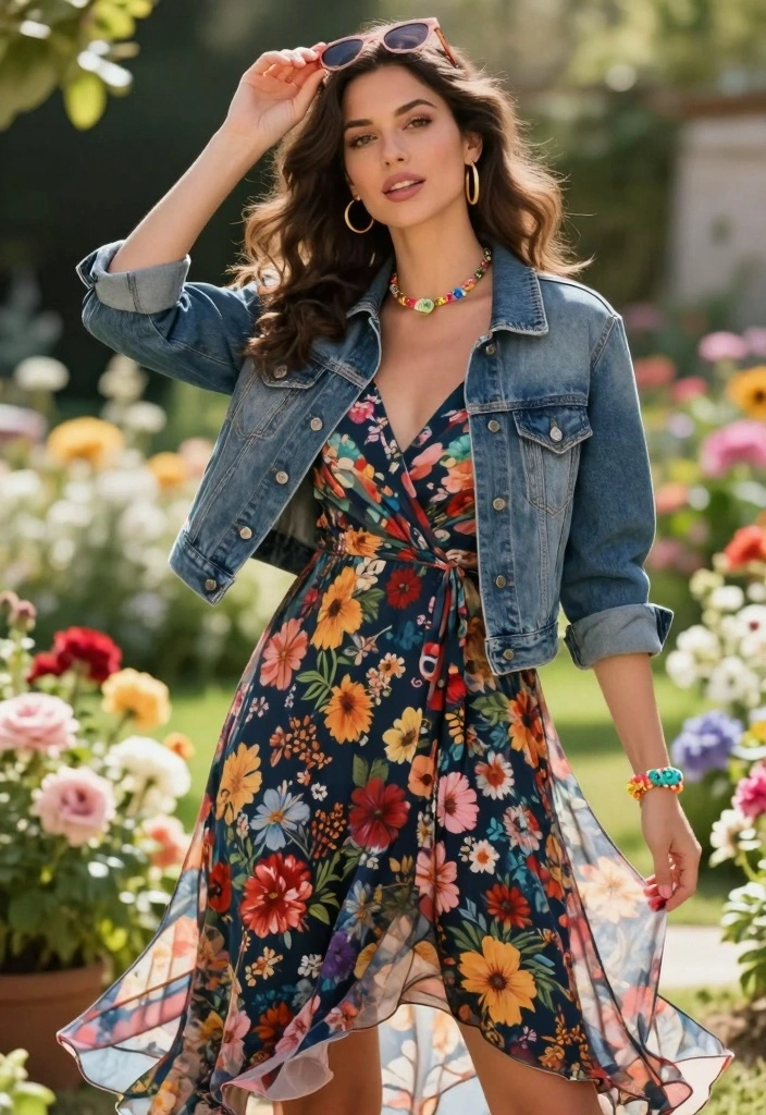 16 Two Thousands Party Outfit Ideas For Women - 10. Retro Floral Prints 1
