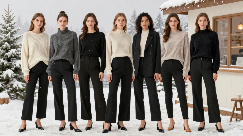 16 Winter Black Pants Outfit Ideas For Women