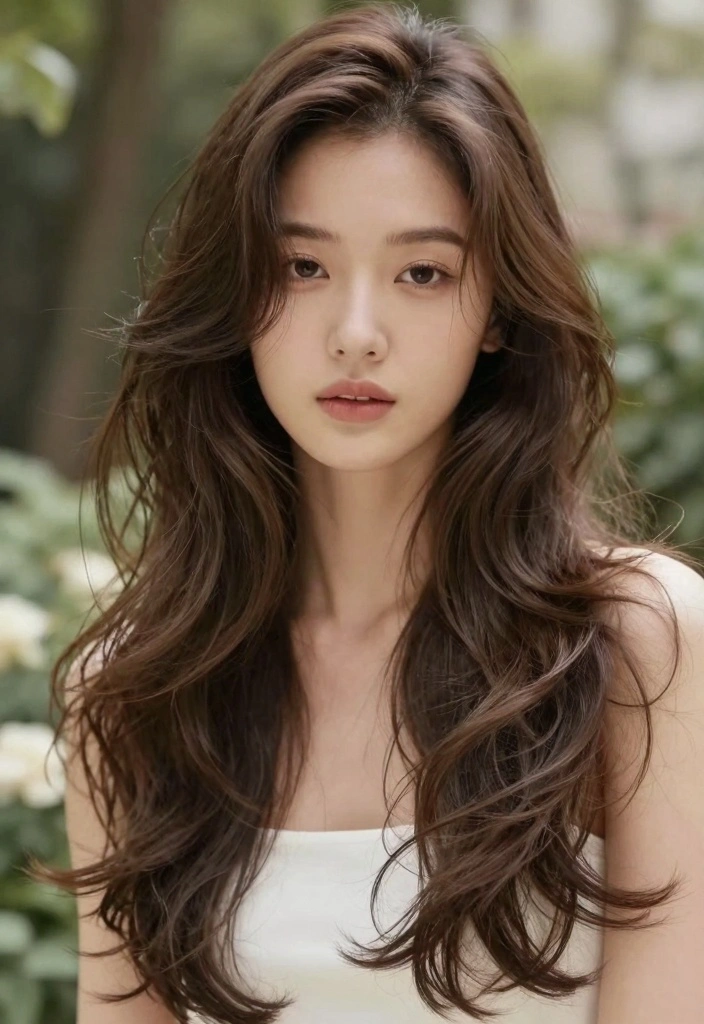 17 90s Layered Hair Ideas for Iconic Supermodel Vibes - 6. Long Layers with Curly Frames 1