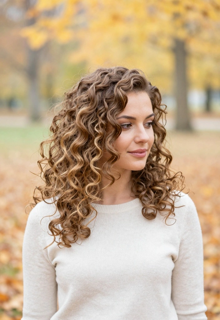 17 Autumn Brown Hair Ideas Rich Cozy Tones - 16. Rustic Autumn Wheat 1
