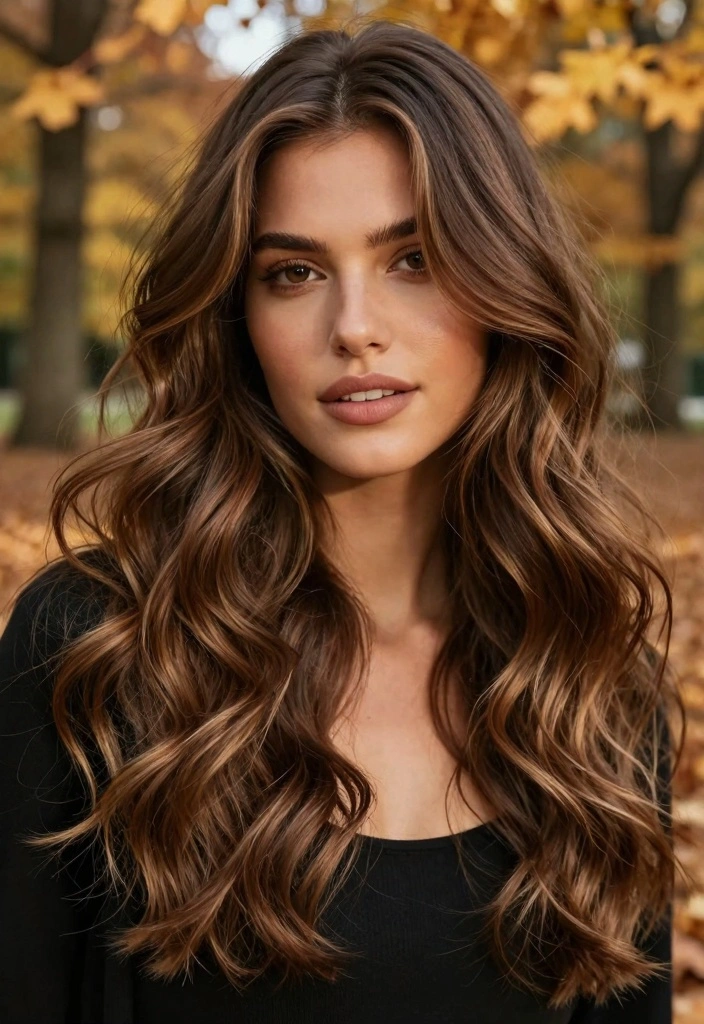 17 Autumn Brown Hair Ideas Rich Cozy Tones - 3. Soft Caramel Balayage 1