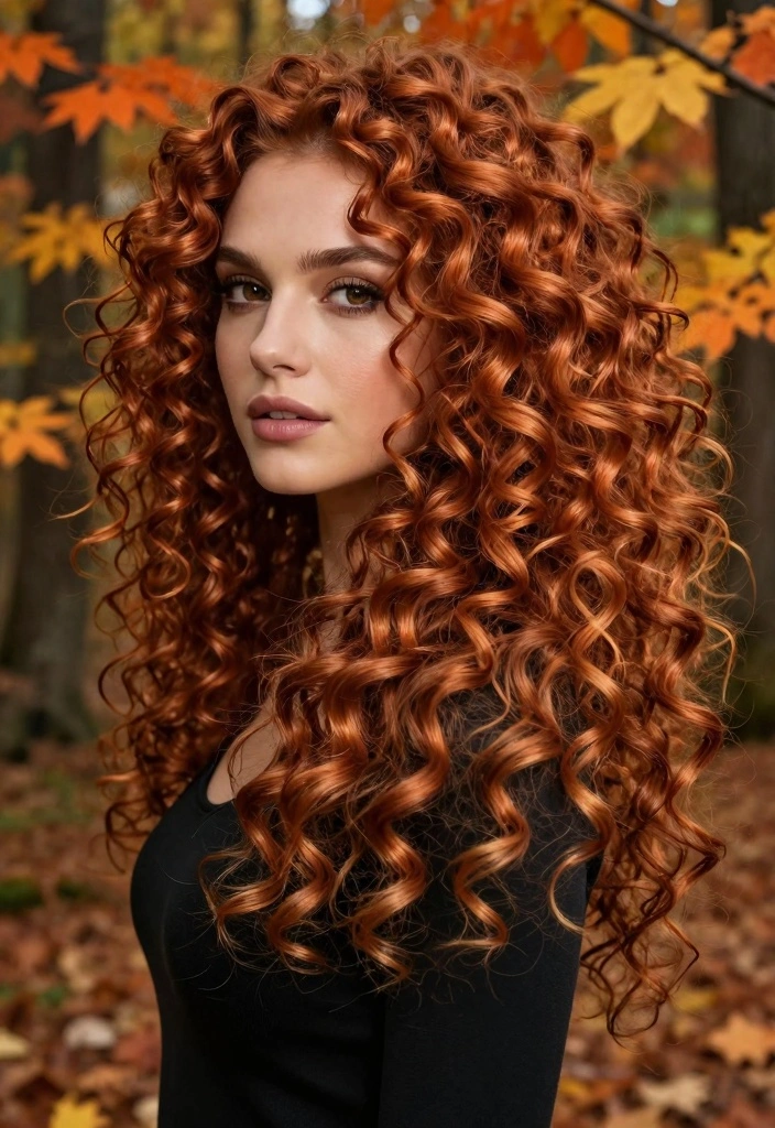 17 Autumn Brown Hair Ideas Rich Cozy Tones - 8. Rustic Copper Tones 1