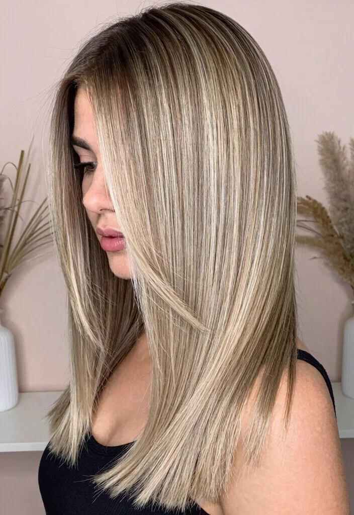 17 Blonde Balayage on Brown Hair Ideas: Natural Dimension - 2. Ashy Blonde Balayage 1