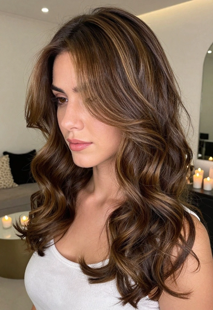 17 Blonde Balayage on Brown Hair Ideas: Natural Dimension - 7. Bronze Balayage 1