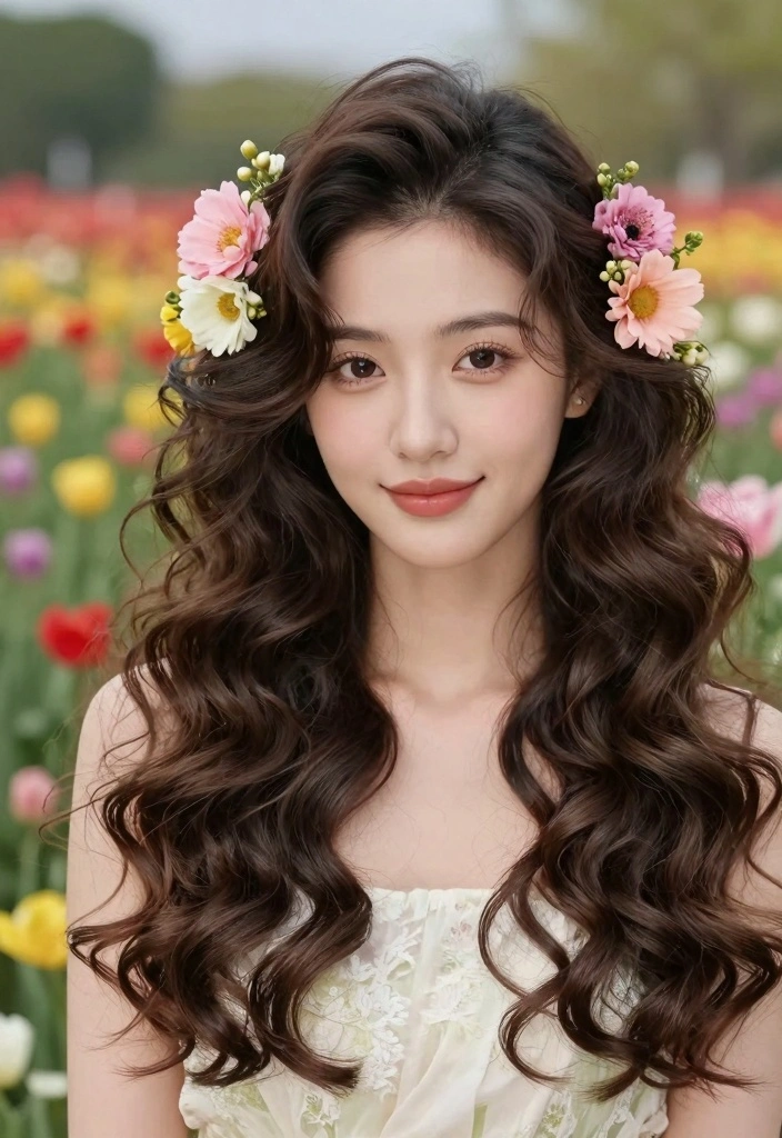 17 Blonde Hair Inspo Ideas You Will Love - 16. Half-Up Half-Down Curls 1