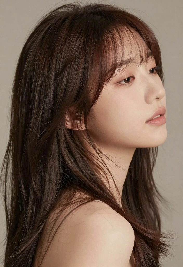 17 Blonde Highlights on Dark Hair Ideas: High Contrast Glow - 7. Subtle Babylights 1