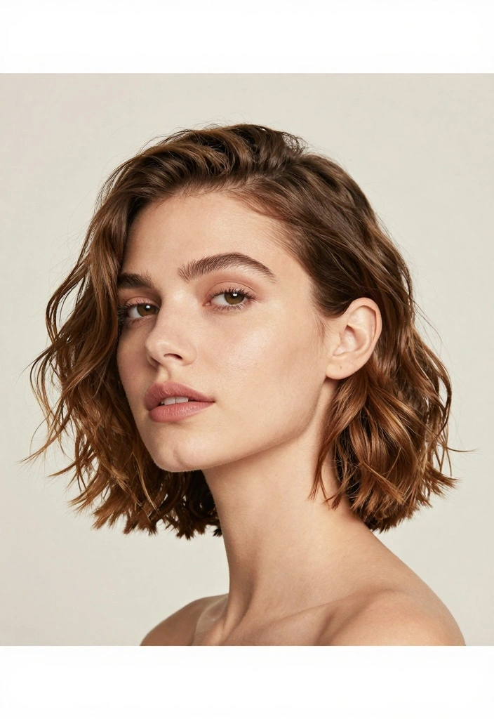 17 Bridesmaids Hairstyles Ideas Elegant and Timeless - 12. Wavy Bob 1