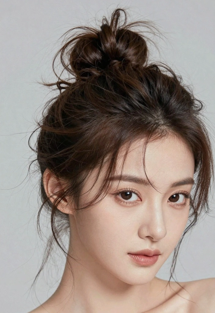 17 Bridesmaids Hairstyles Ideas Elegant and Timeless - 9. Artfully Messy Updo 1