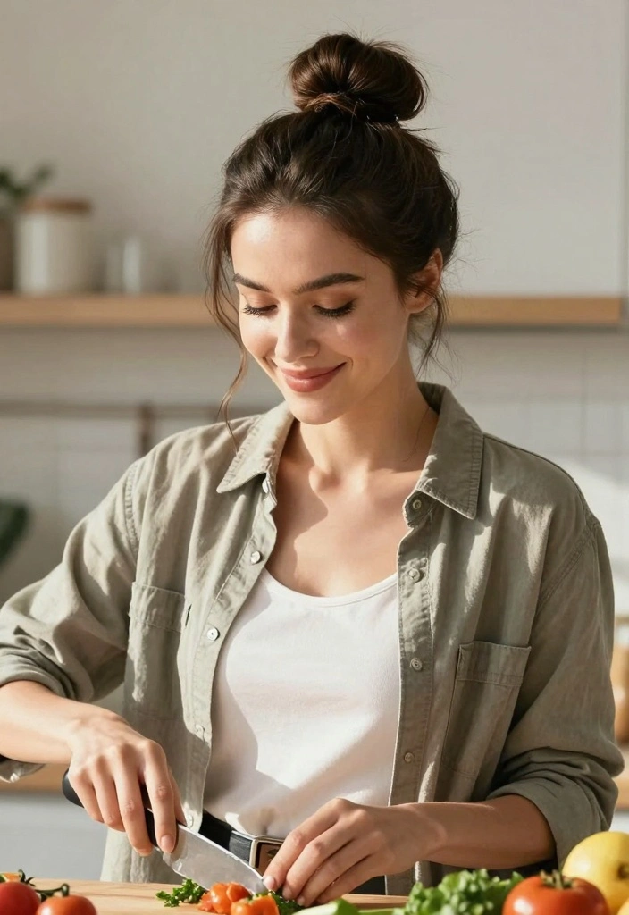 17 Cute Hairstyles for Short Hair Ideas Easy Chic - 8. Knot Bun 1