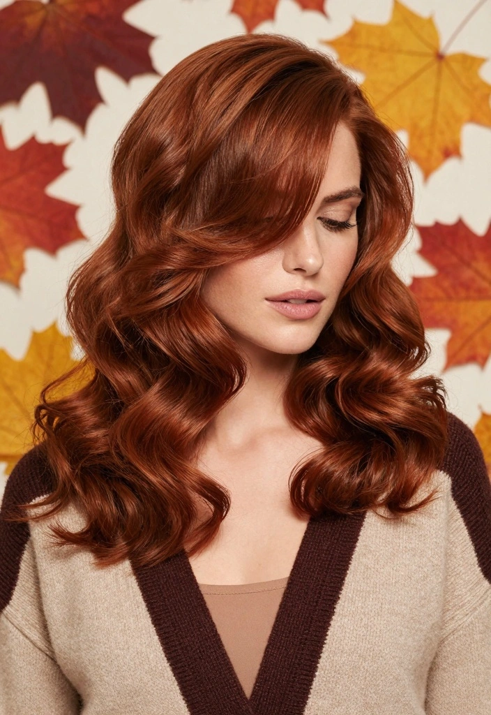 17 Deep Autumn Hair Color Ideas Rich Earthy Depth - 11. Rustic Auburn 1
