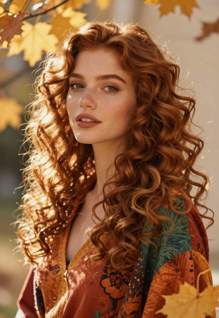 17 Deep Autumn Hair Color Ideas Rich Earthy Depth - 12. Sun-kissed Ginger 1