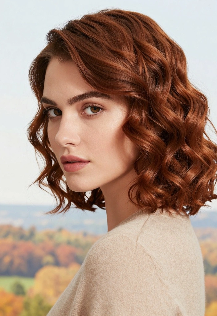 17 Deep Autumn Hair Color Ideas Rich Earthy Depth - 14. Coppery Brown 1