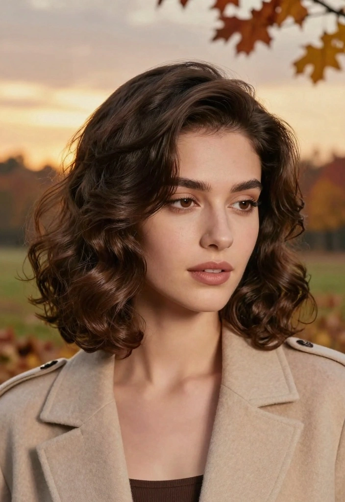 17 Deep Autumn Hair Color Ideas Rich Earthy Depth - 6. Dark Chocolate Brown 1