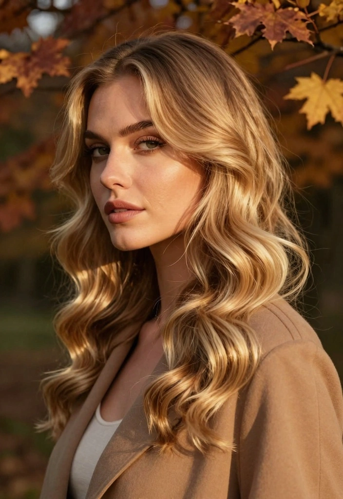 17 Deep Autumn Hair Color Ideas Rich Earthy Depth - 7. Warm Honey Blonde 1