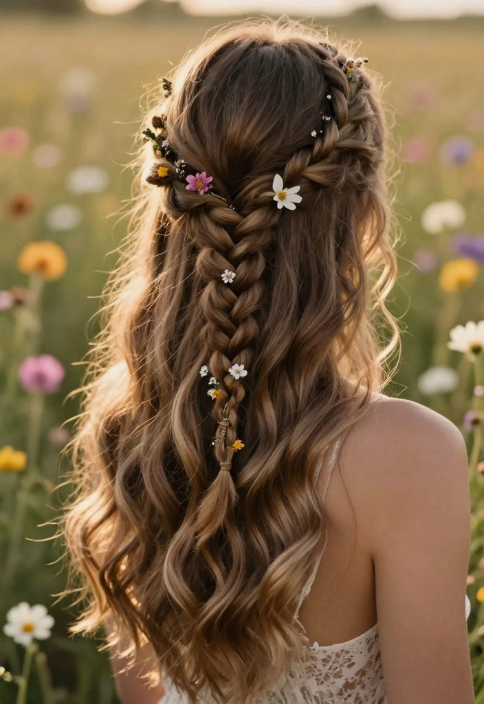 17 Iconic 1970 Hairstyles Ideas for Retro Volume - 13. The Braided Crown 1