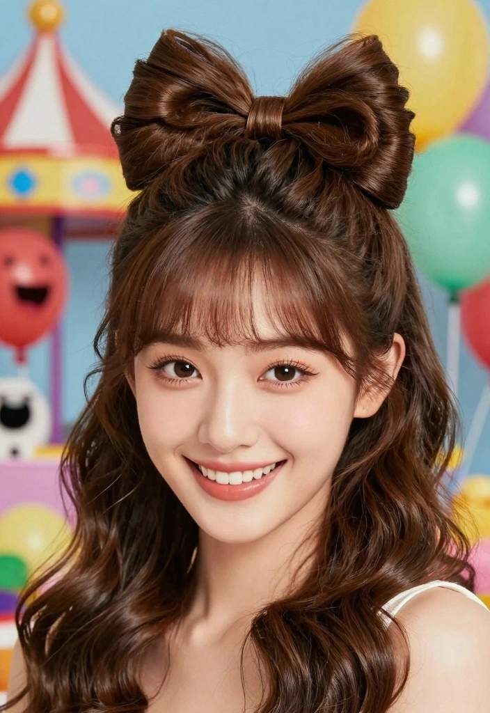 17 Iconic 1970 Hairstyles Ideas for Retro Volume - 15. The Hair Bow 1