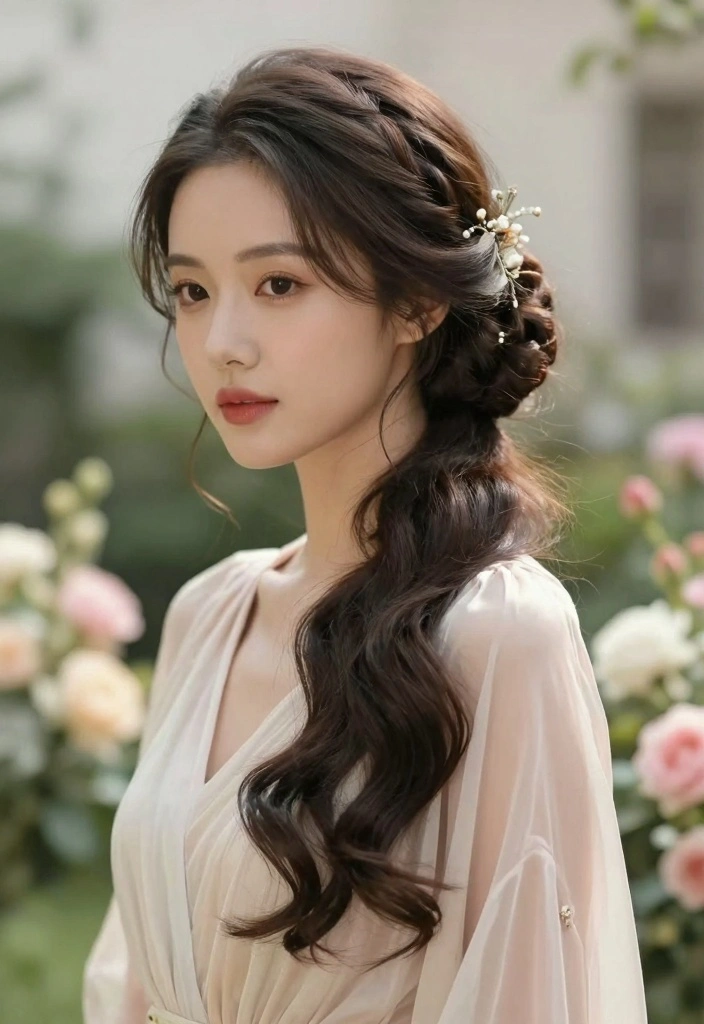 18 70s Layered Hair Ideas: Effortless Feathered Looks - 11. Layered Updo with Vintage Flair 1