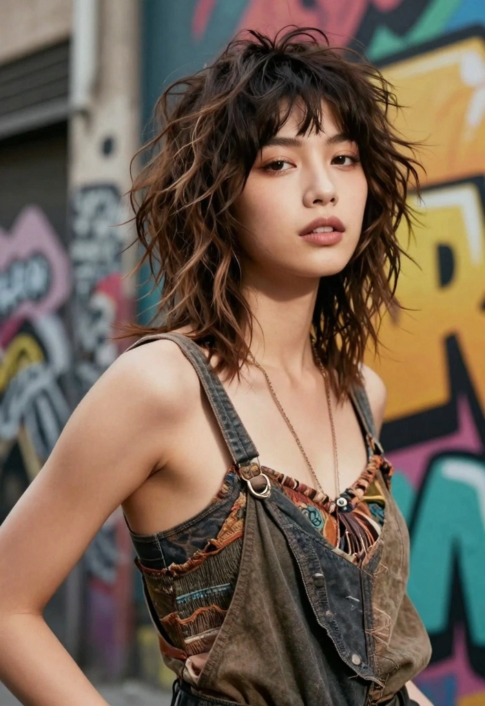 18 70s Layered Hair Ideas: Effortless Feathered Looks - 2. Shaggy Layered Cut 1