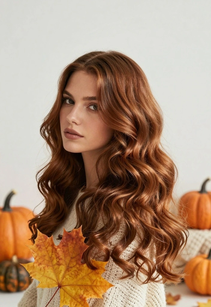 18 Autumn Hair Color Ideas: Warm Earthy Shades - 1. Warm Chestnut Brown 1