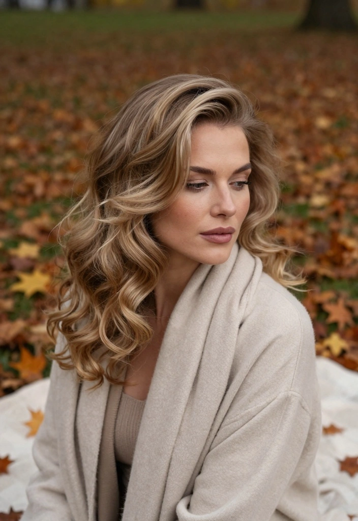 18 Autumn Hair Color Ideas: Warm Earthy Shades - 10. Sandy Beige 1