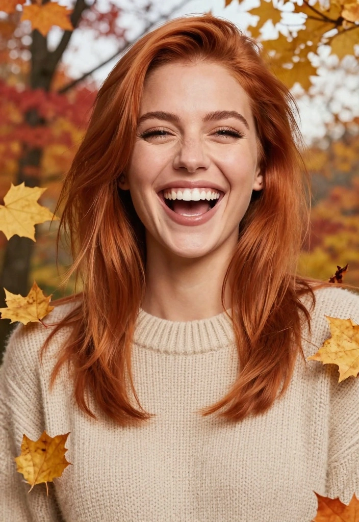 18 Autumn Hair Color Ideas: Warm Earthy Shades - 11. Bright Copper 1