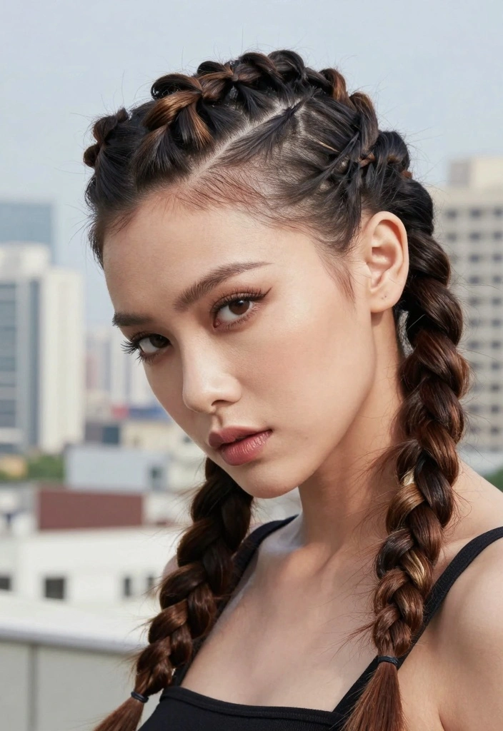 18 Black Girls Hairstyles Ideas Stylish Protective Looks - 12. Mohawk Braid 1