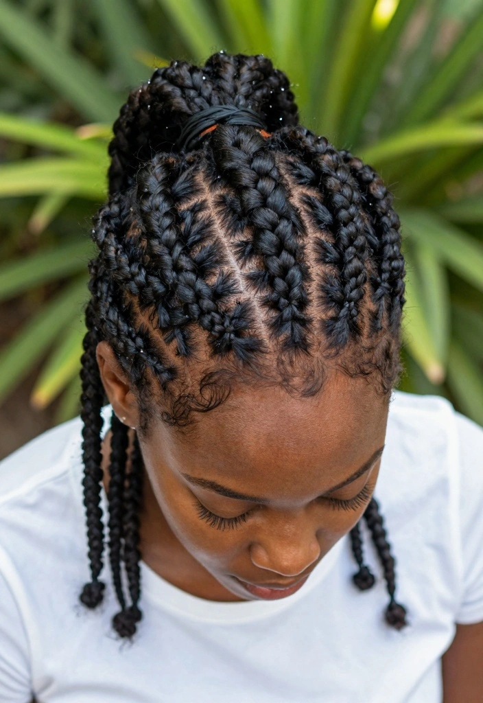 18 Black Girls Hairstyles Ideas Stylish Protective Looks - 3. Cornrow Styles 1