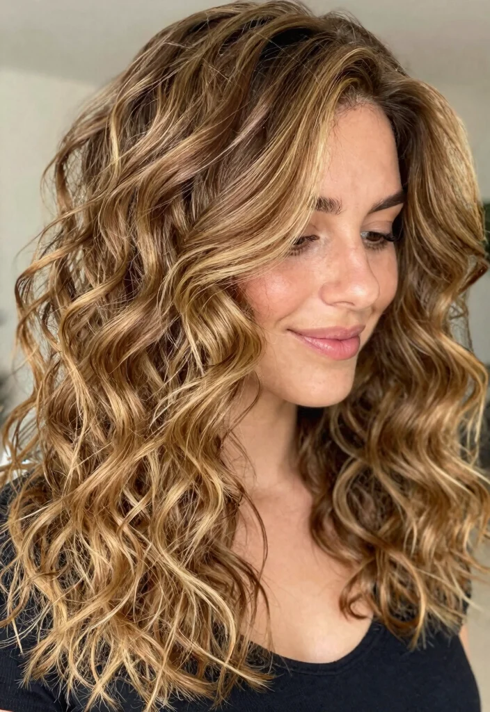 18 Blonde Hair Ideas Fresh Trendy Looks for Curly Textures - 1. Sun-Kissed Balayage 1