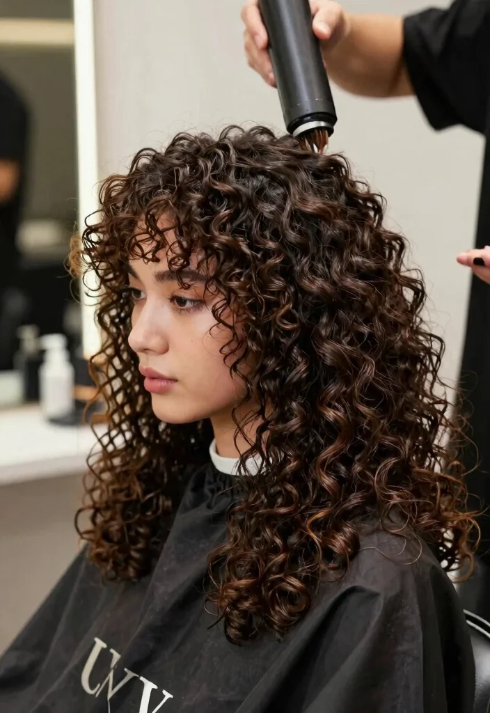 18 Bombshell Hair Ideas for Big Volume Glam - 1. Bouncy Curly Blowout 1
