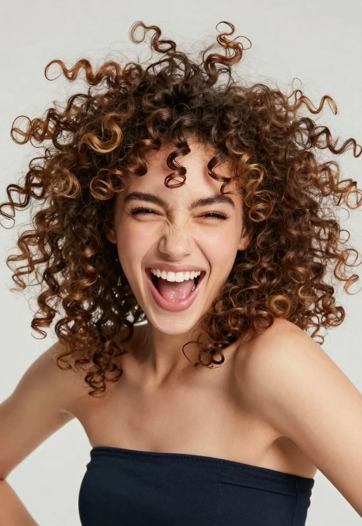 18 Bombshell Hair Ideas for Big Volume Glam - 16. Fluffy Curly Pigtails 1